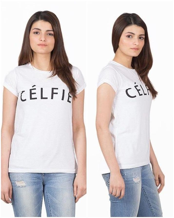 Celfie Printed T - Shirt For Her - HB INDUSTRIES - Tops & T - Shirts - 