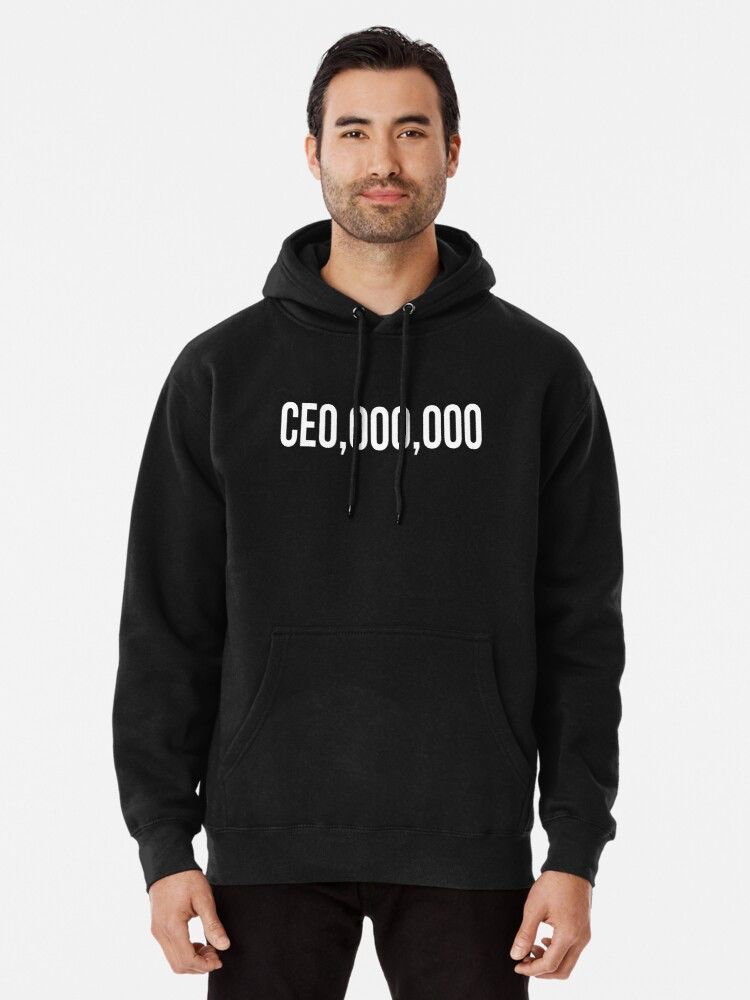 Ceo,ooo,ooo Printed Fleece Full Sleeves Pull Over Hoodie - HB INDUSTRIES - Hoodie & Sweatshirt - 