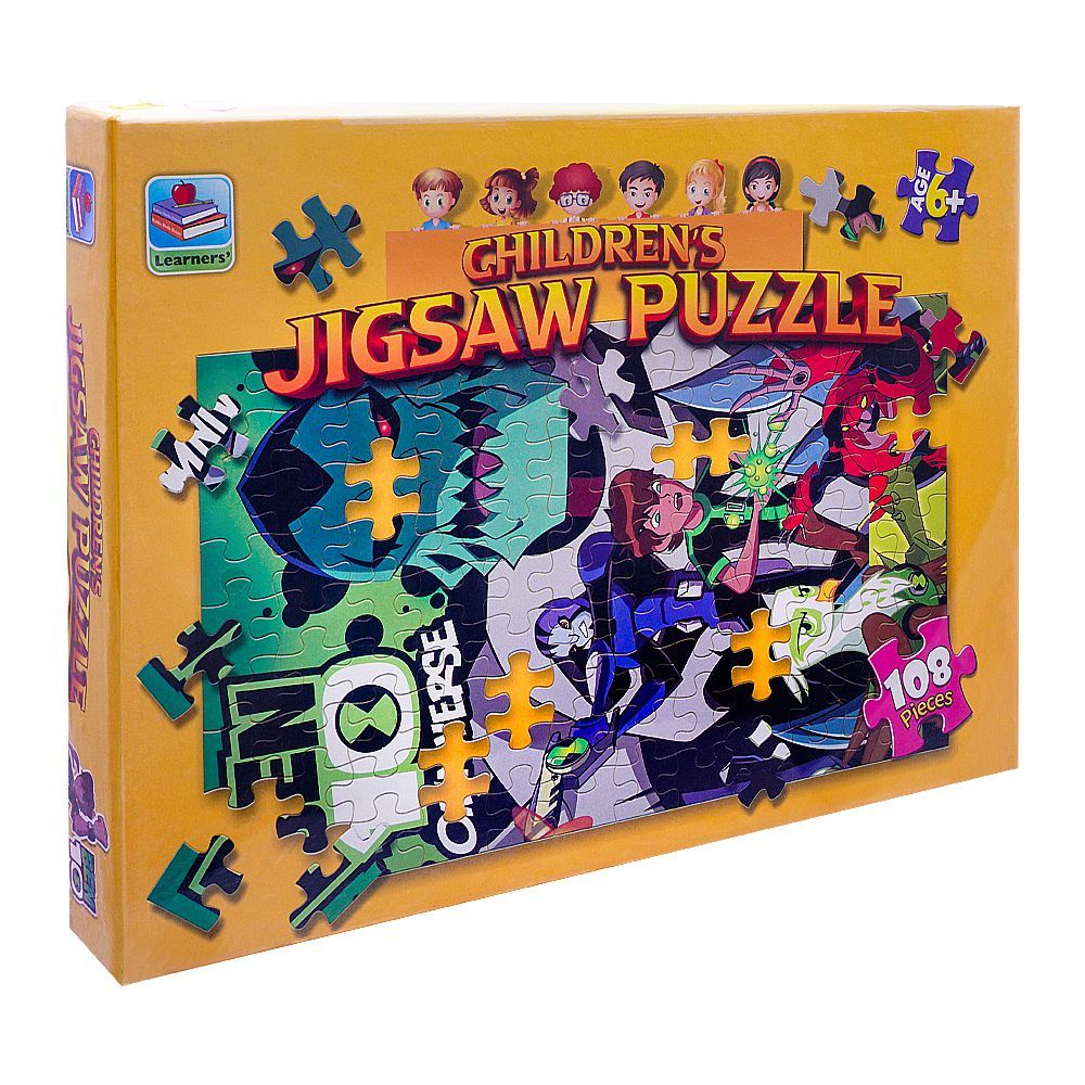 Childern Jigsaw Puzzle Ben10, For 6+ Years - HB INDUSTRIES - Board Games - 