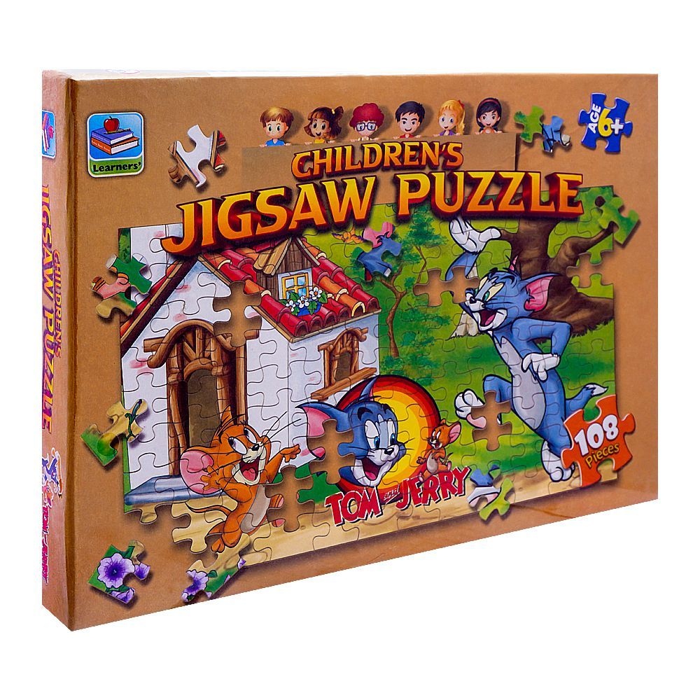 Childern Puzzle Jigsaw Tom & Jerry, For 6+ Years - HB INDUSTRIES - Board Games - 