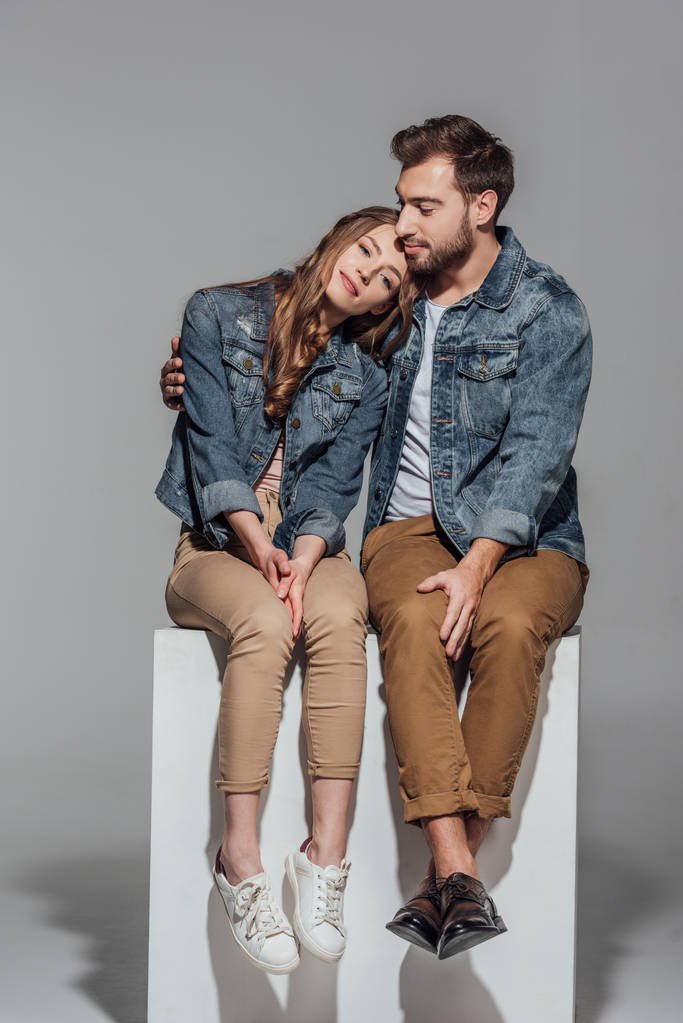 Couple Denim Jacket Blue - HB INDUSTRIES - Denim Jackets - 