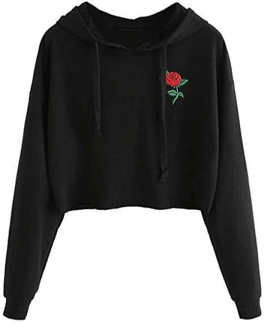 Crop Hoodie For Womens By Ace - HB INDUSTRIES - Hoodies & Sweatshirts - 