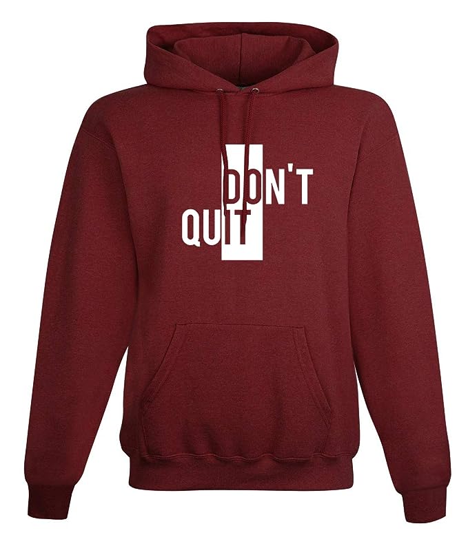 Don’t Quit Printed Winter Fleece Hoodie for Men - HB INDUSTRIES - Hoodie & Sweatshirt - 