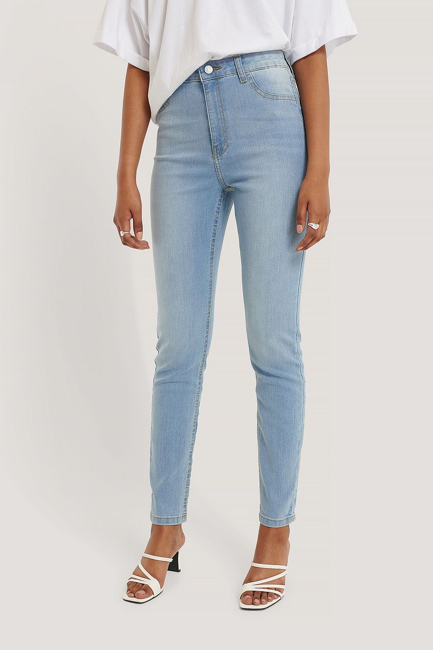 Fake Pocket Skinny Jeans For Womens - HB INDUSTRIES - Jeans - 