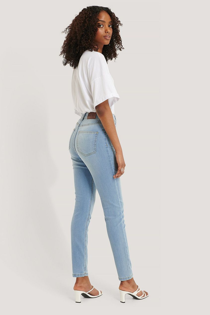 Fake Pocket Skinny Jeans For Womens - HB INDUSTRIES - Jeans - 