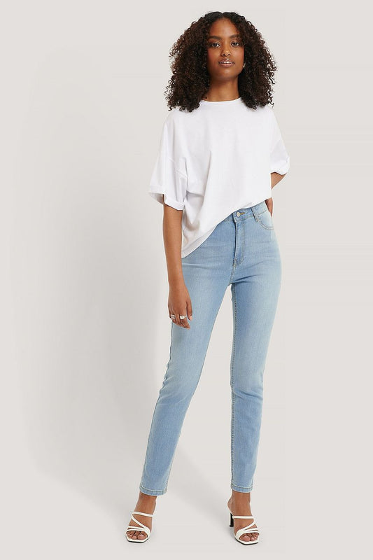 Fake Pocket Skinny Jeans For Womens - HB INDUSTRIES - Jeans - 