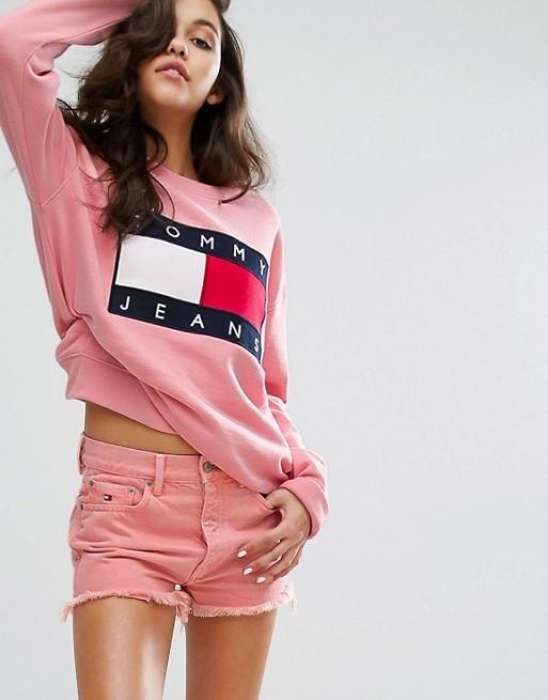 FashLady Multicolor Crop Sweatshirt For Women - HB INDUSTRIES - Hoodies & Sweatshirts - 