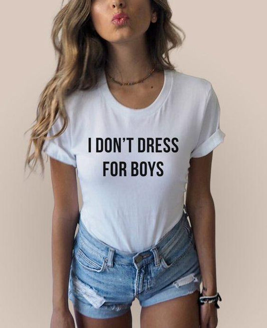 Feminist Shirt - Letter Printed T - Shirt For Elegant Women - HB INDUSTRIES - Tops & T - Shirts - 