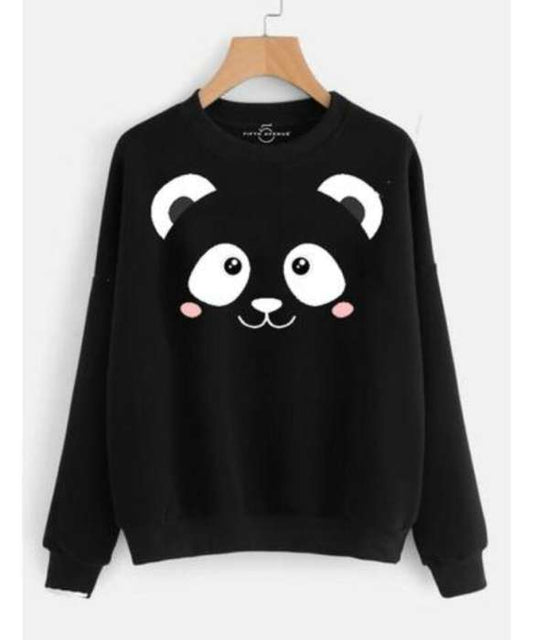 Fit Right Black Panda sweatshirt for women - HB INDUSTRIES - Hoodies & Sweatshirts - 