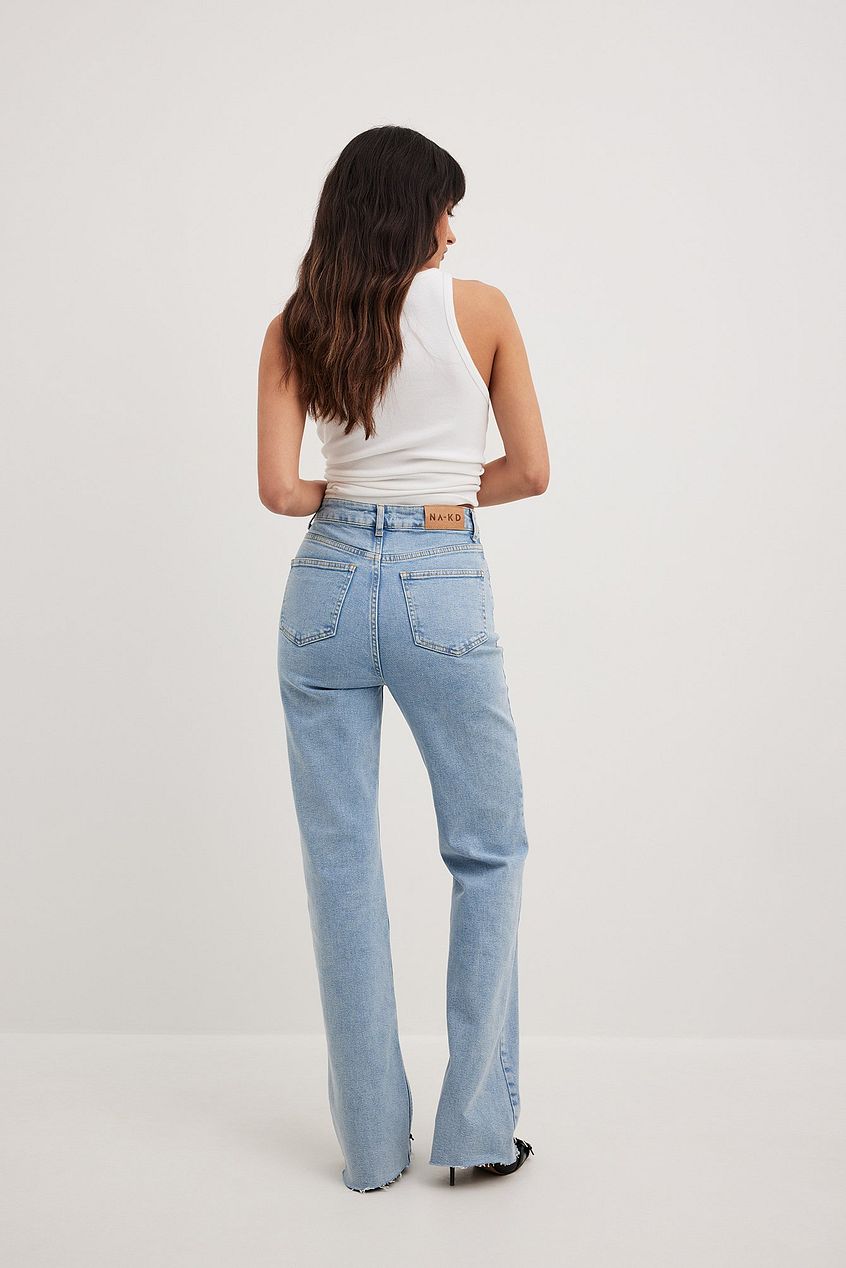 Flared High Waist Jeans For Womens - HB INDUSTRIES - Jeans - 