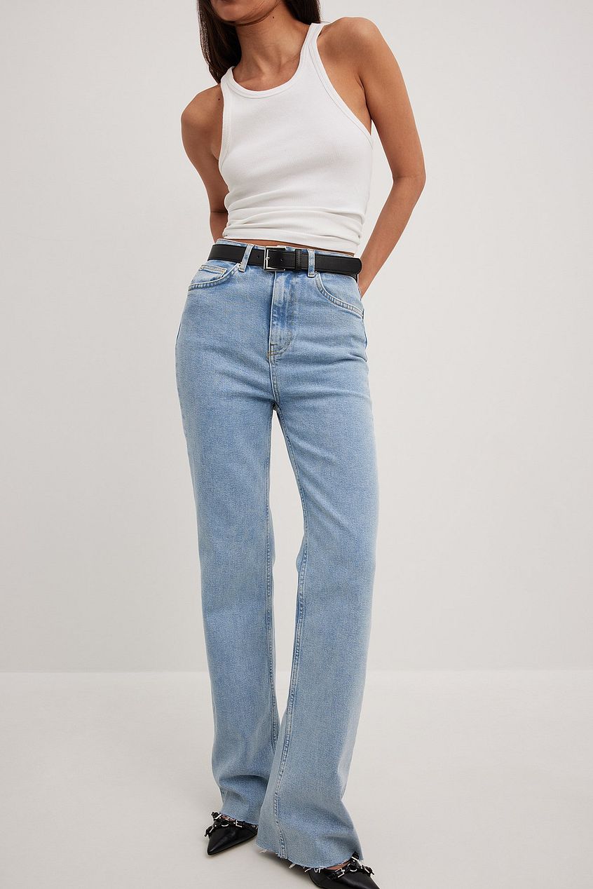 Flared High Waist Jeans For Womens - HB INDUSTRIES - Jeans - 