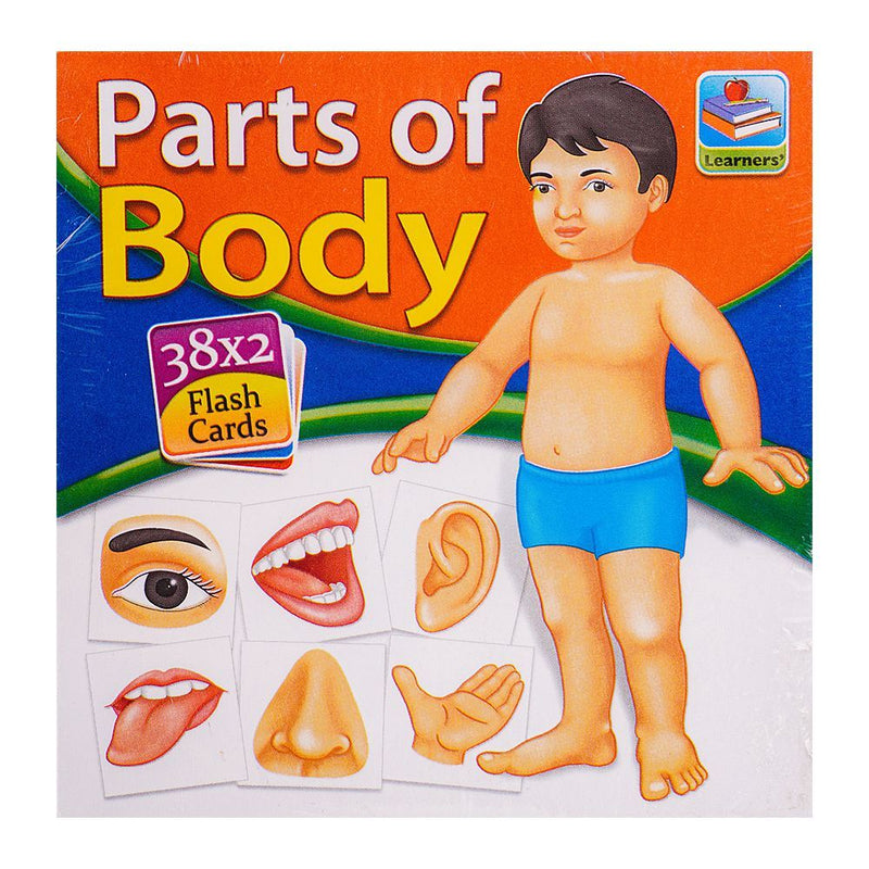 Flash Cards Small Parts Of Body - HB INDUSTRIES - Board Games - 