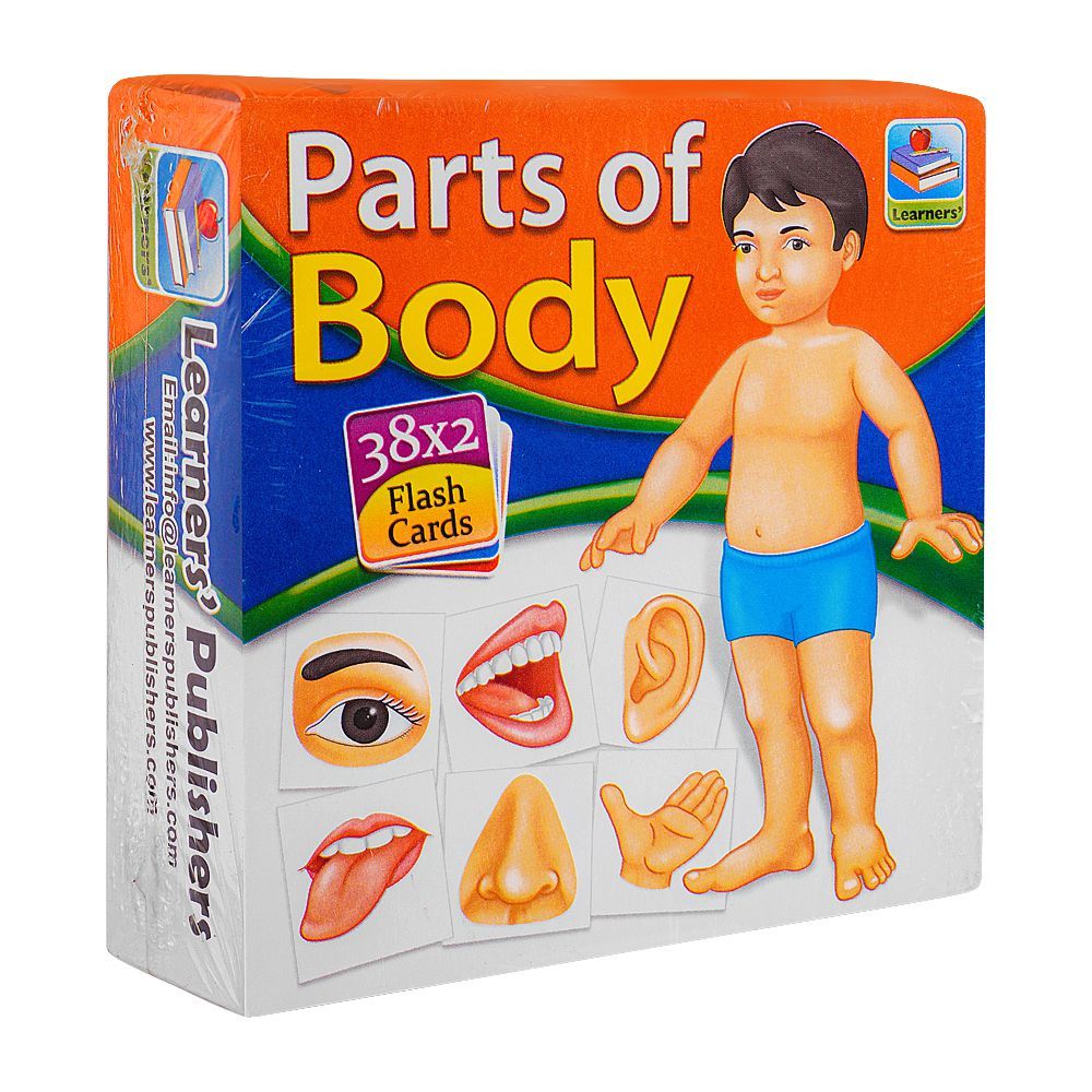 Flash Cards Small Parts Of Body - HB INDUSTRIES - Board Games - 