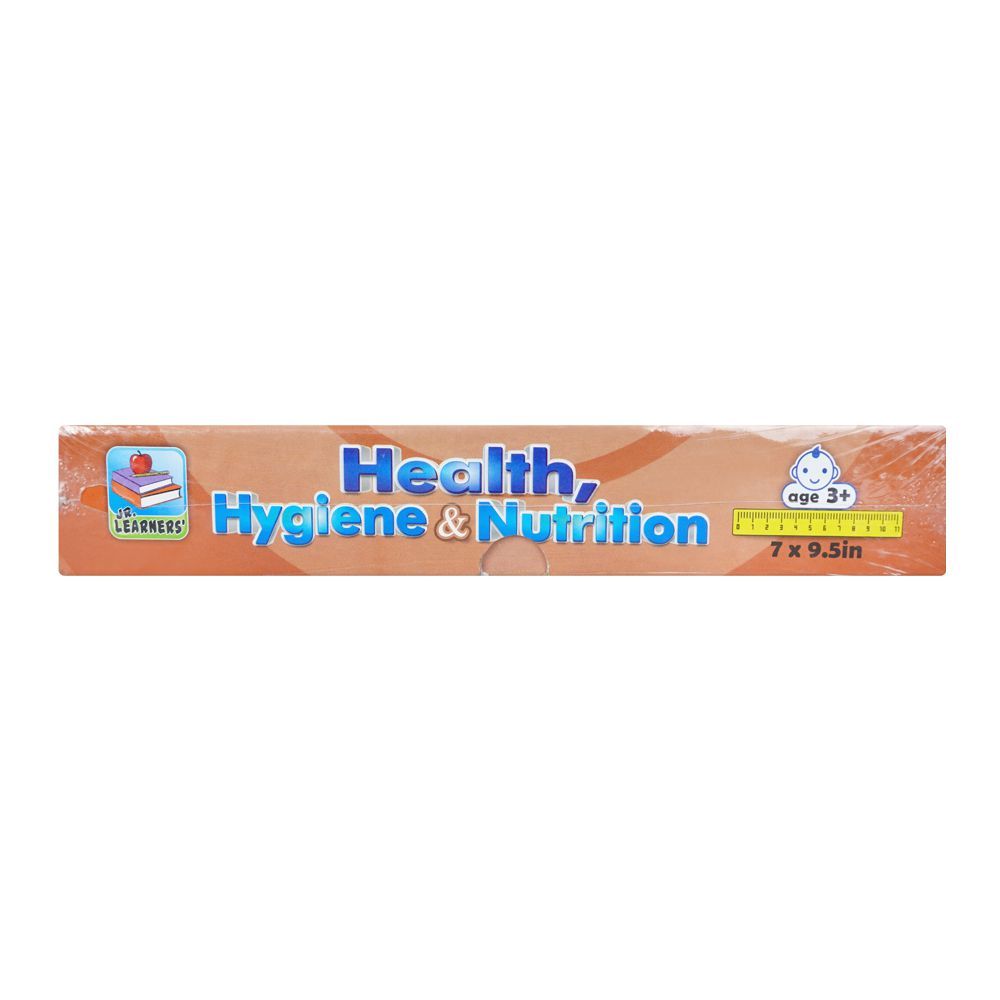 Flash Cards With Pictures Health/Hygiene & Nutrition, Large 7 X 9.5 Inches, For 3+ Years - HB INDUSTRIES - Board Games - 