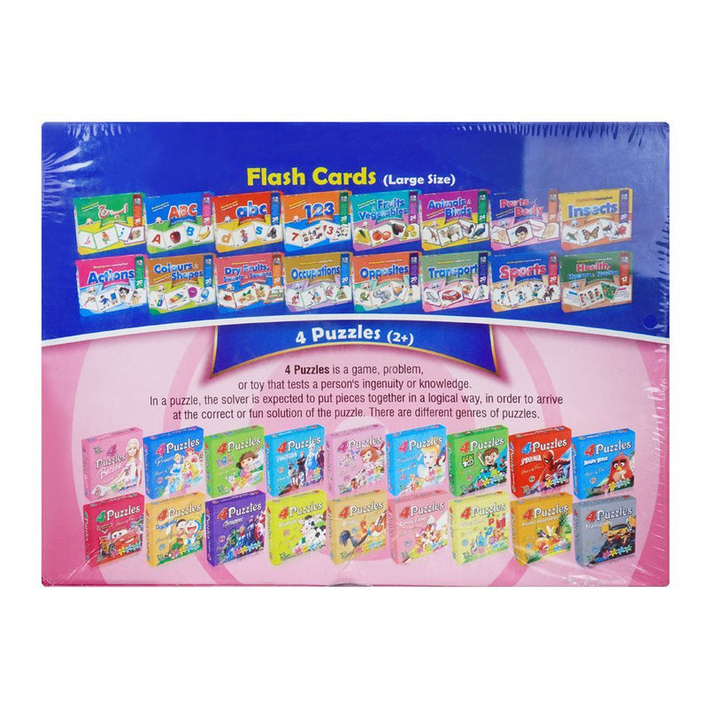 Flash Cards With Pictures Parts Of Body, Large 7 X 9.5 Inches, For 3+ Years - HB INDUSTRIES - Board Games - 