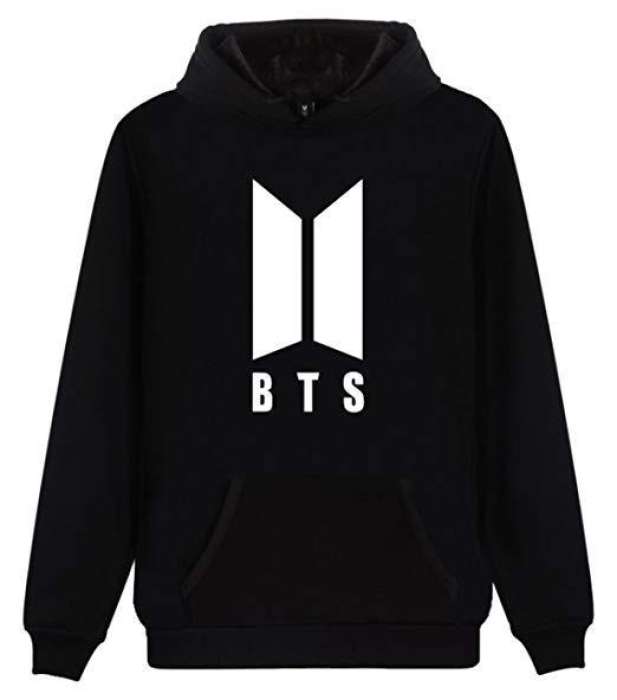 Fleece Cotton BTS Hoodie For Women Black export quality for women - HB INDUSTRIES - Hoodies & Sweatshirts - 