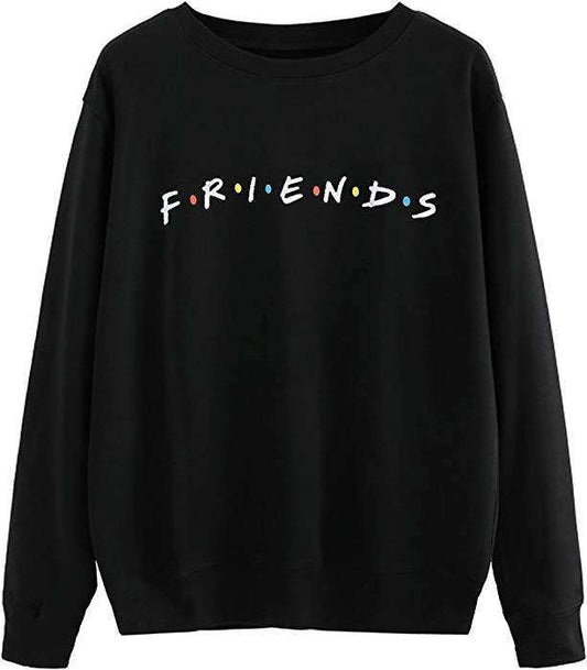 FRIENDS printed black sweatshirt - HB INDUSTRIES - Hoodies & Sweatshirts - 