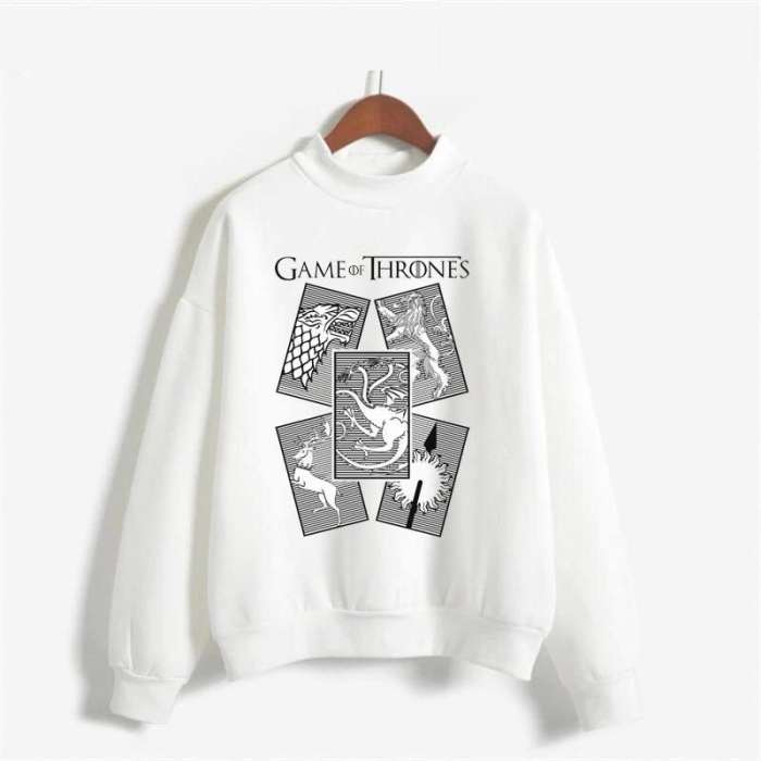 Game Of Thrones Full Fleece Design Sweat Shirt Excellent Quality - HB INDUSTRIES - Hoodies & Sweatshirts - 