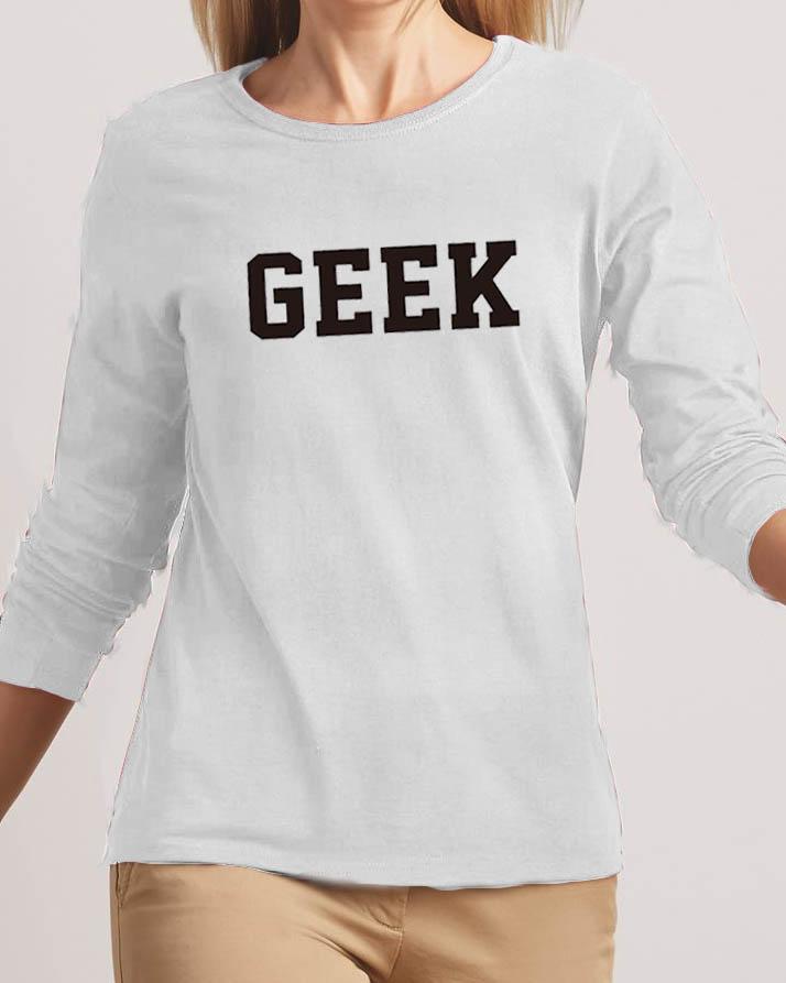 Geek New Fashion White High Printed Design High Quality T - shirt - HB INDUSTRIES - Tops & T - Shirts - 