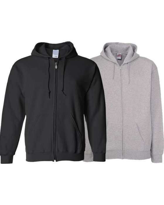 Grey and Black Zipper hoodie for Men and women - HB INDUSTRIES - Hoodies & Sweatshirts - 