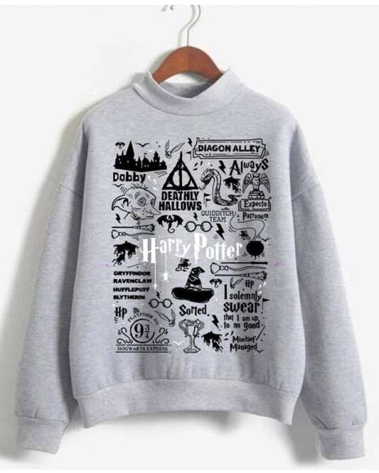 GREY HARRY POTTER SWEATSHIRT FOR womens - HB INDUSTRIES - Hoodies & Sweatshirts - 