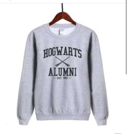 grey hogwarts alumni sweatshirt for women export quality - HB INDUSTRIES - Hoodies & Sweatshirts - 