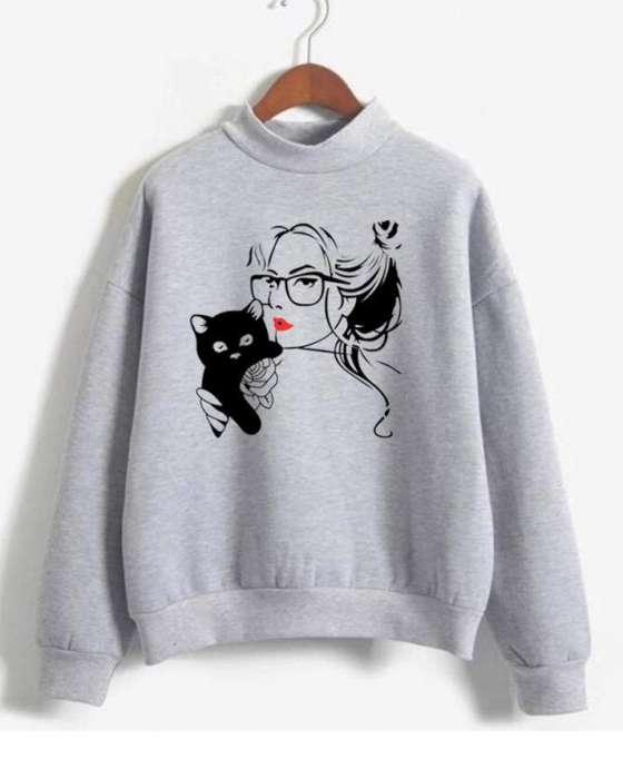 GREY SWEATSHIRT FOR womens - HB INDUSTRIES - Hoodies & Sweatshirts - 