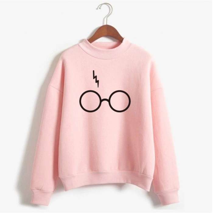 Harry Potter Baby Pink Printed Sweatshirt For women - HB INDUSTRIES - Hoodies & Sweatshirts - 