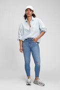 HB High Waisted Rip Knee Universal Jegging