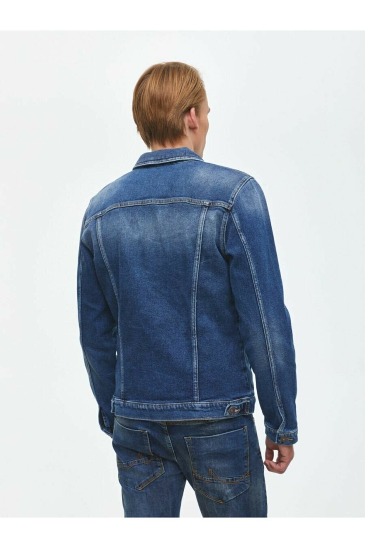 HB Mens Denim Jacket Stretchable Fine Lycra - HB INDUSTRIES - Denim Jacket - 