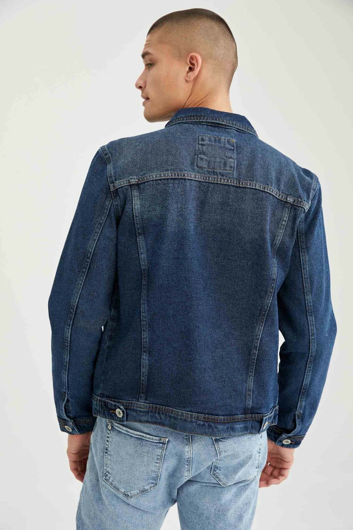 HB Mens Denim Jacket Stretchable Fine Lycra - HB INDUSTRIES - Denim Jacket - 