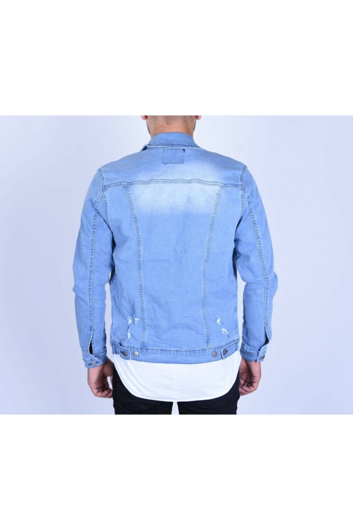HB Mens Denim Jacket Stretchable Fine Lycra - HB INDUSTRIES - Denim Jacket - 