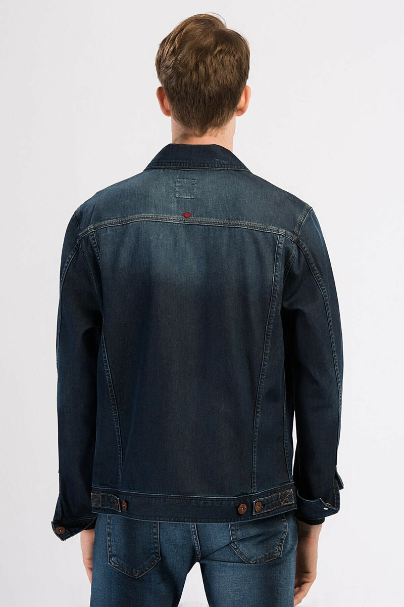 HB Mens Denim Jacket Stretchable Fine Lycra - HB INDUSTRIES - Denim Jacket - 