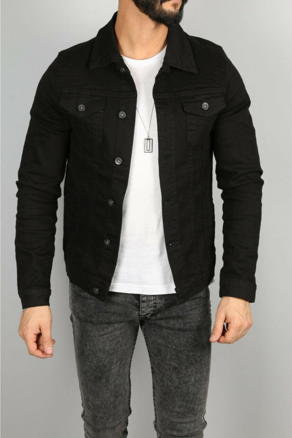 HB Mens Denim Jacket Stretchable Fine Lycra - HB INDUSTRIES - Denim Jacket - 