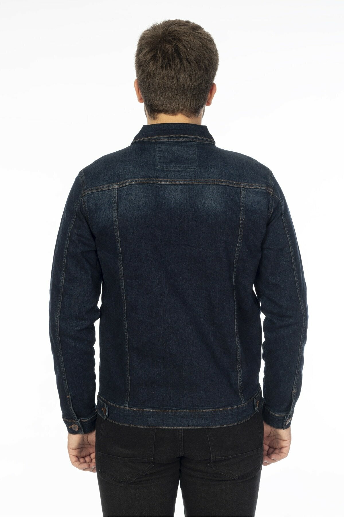 HB Mens Denim Jacket Stretchable Fine Lycra - HB INDUSTRIES - Denim Jacket - 