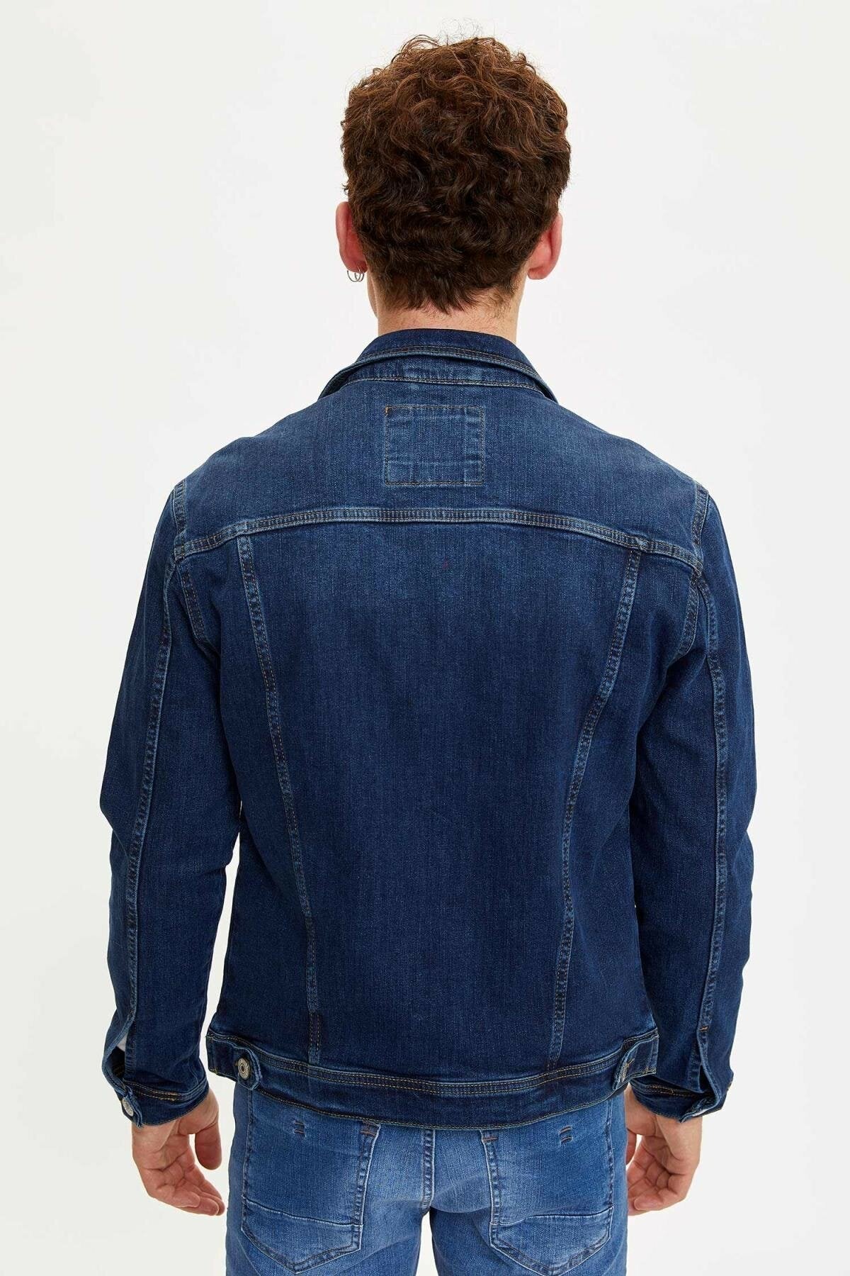 HB Mens Denim Jacket Stretchable Fine Lycra - HB INDUSTRIES - Denim Jacket - 