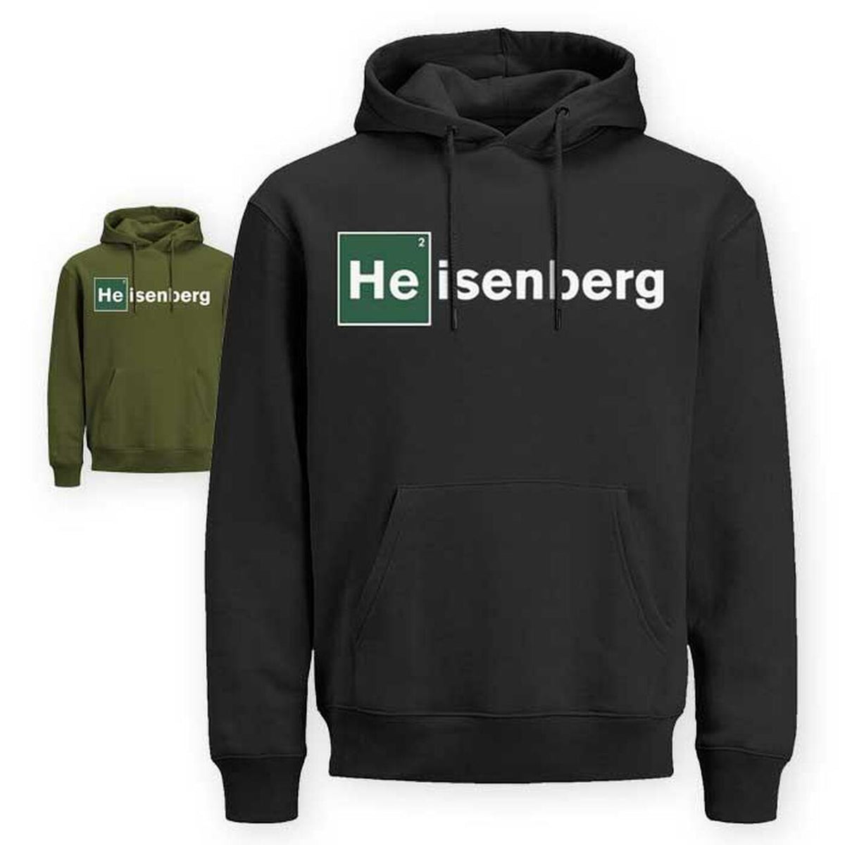 Heisengberg Printed Fleece Full Sleeves Zipper Hoodie For Men - HB INDUSTRIES - Hoodie & Sweatshirt - 