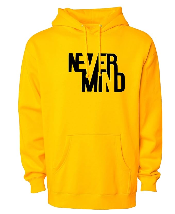 Hooded Neck Never Mind Printed Winter Full Sleeves Hoodie for Men - HB INDUSTRIES - Hoodie & Sweatshirt - 