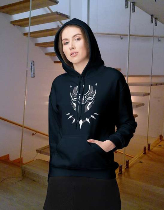 Hoodie For Women Black Pantwomens Mask Printed Women s Hoodie - HB INDUSTRIES - Hoodies & Sweatshirts - 