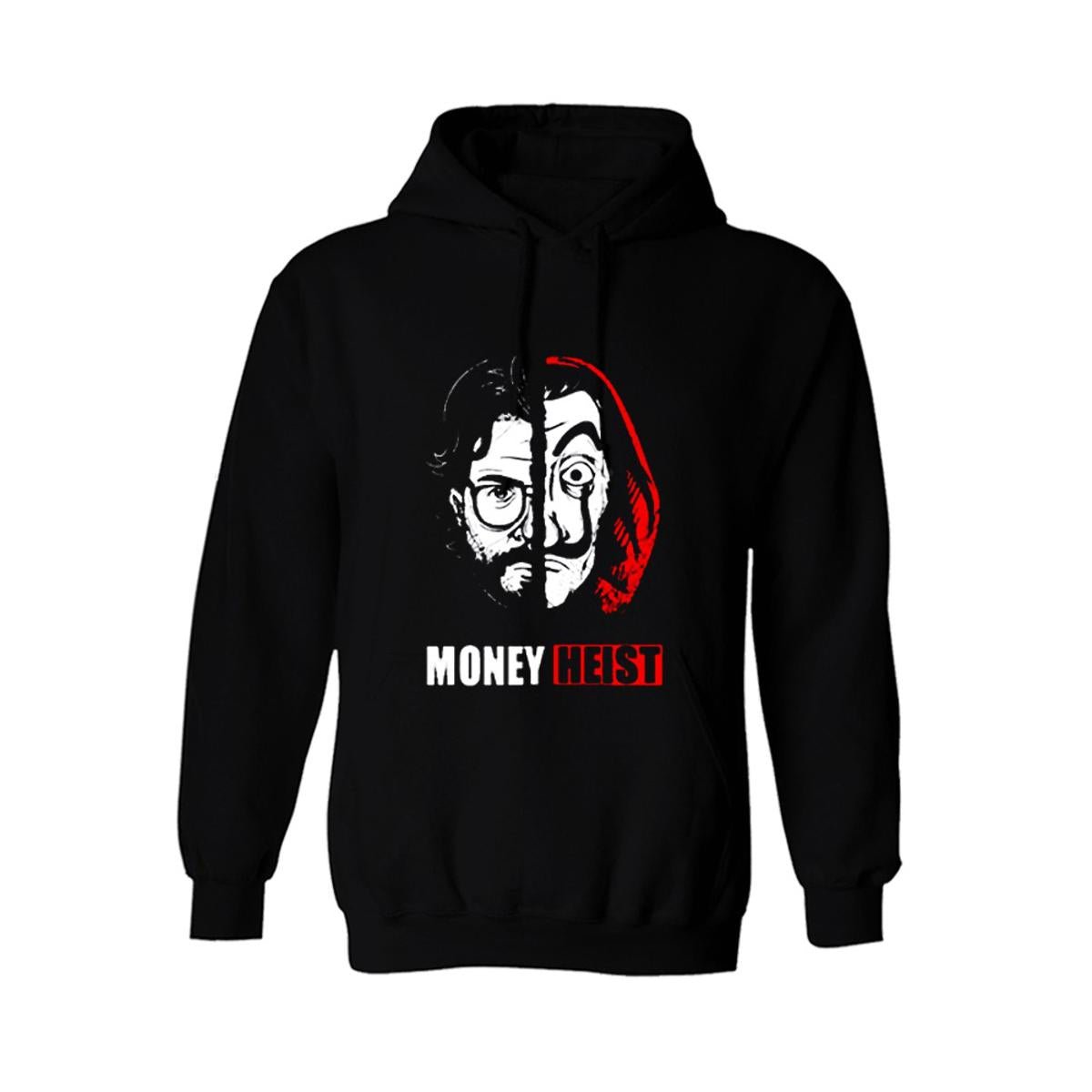 Hoodie Trendy Stylish Money Heist print kangroo hoodie For Men N Boys - HB INDUSTRIES - Hoodie & Sweatshirt - 