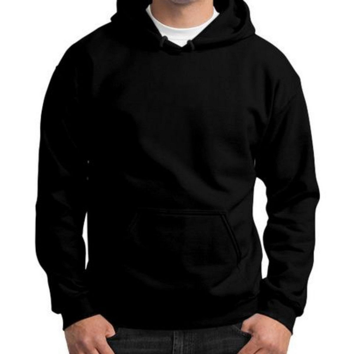 Hoodie Trendy Stylish PLAIN kangroo hoodie For Men N Boys pocket drawstring casual - HB INDUSTRIES - Hoodie & Sweatshirt - 