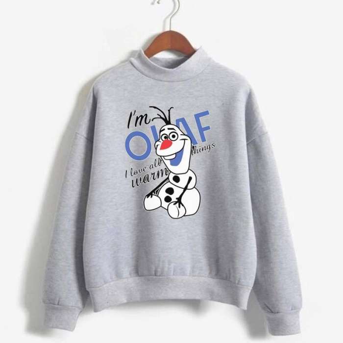 I m OLAF Design Full Fleece Sweat Shirt Excellent Quality - HB INDUSTRIES - Hoodies & Sweatshirts - 