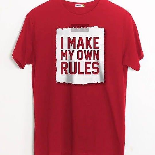 I Make My Own Rules Printed T - Shirt For Her - HB INDUSTRIES - Tops & T - Shirts - 