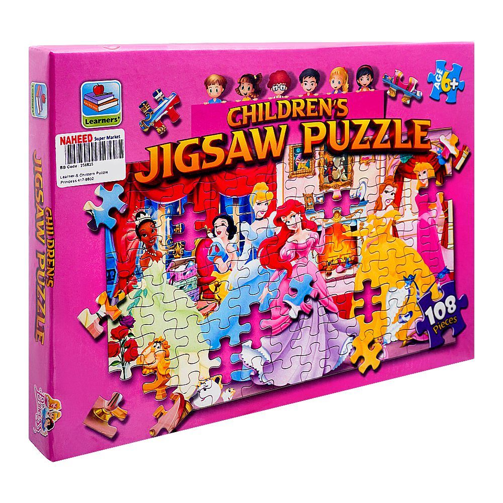 Jigsaw Puzzle Princess, For 6+ Years - HB INDUSTRIES - Board Games - 