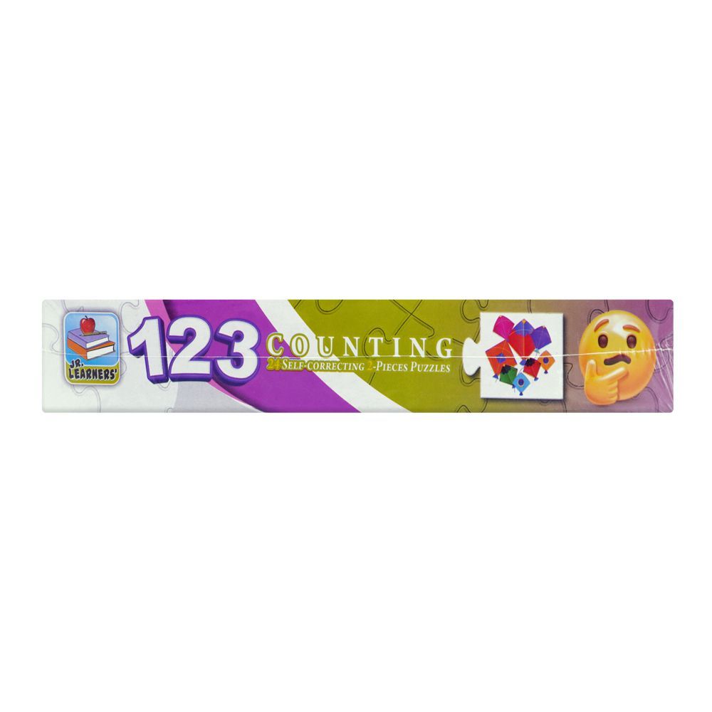 Jr. Learners Educational Jigsaw Puzzle, For 2+ Years, Counting 123 - HB INDUSTRIES - Educational Toys - 