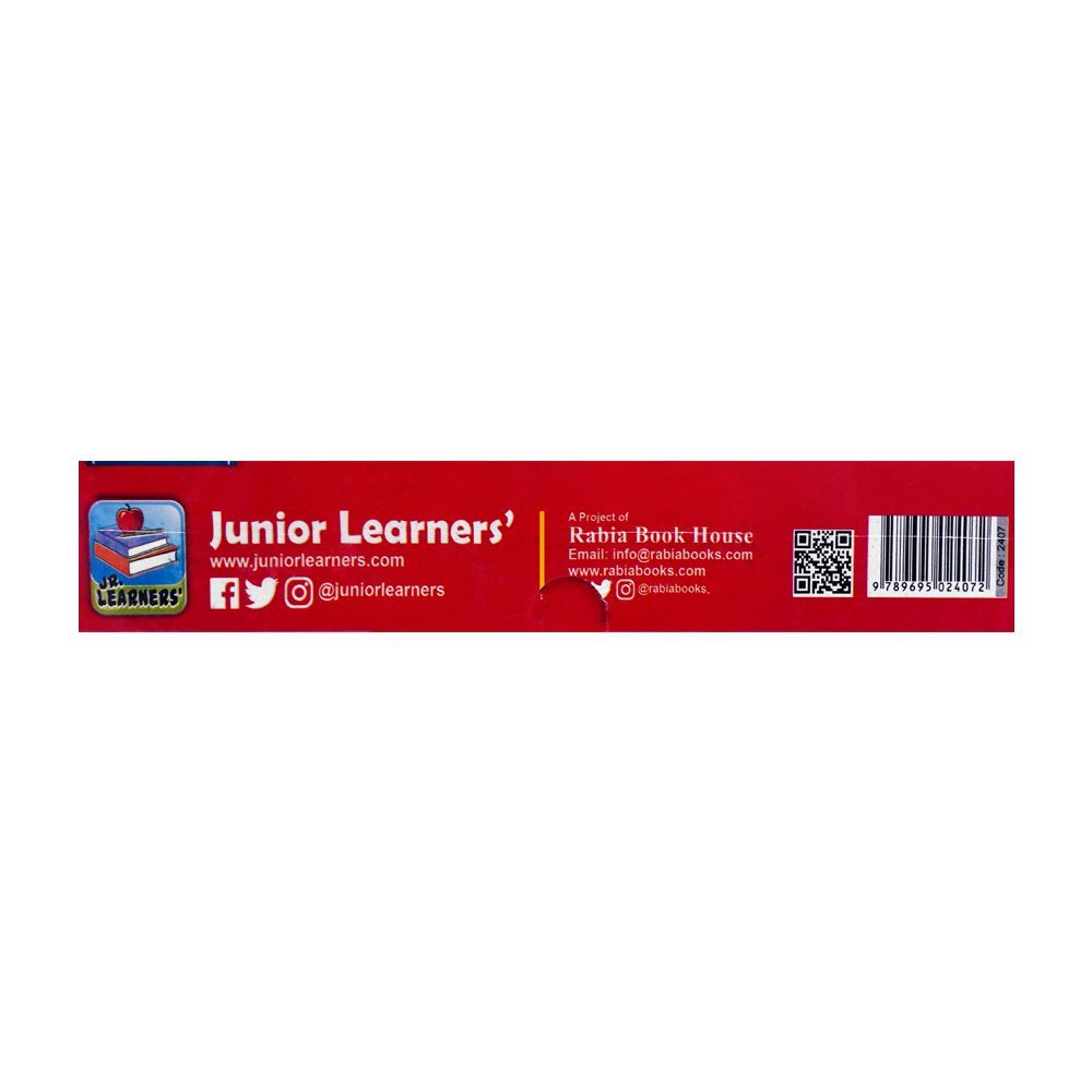 Jr. Learners Flash Card With Pictures Large Abc, For 3+ Years - HB INDUSTRIES - Educational Toys - 