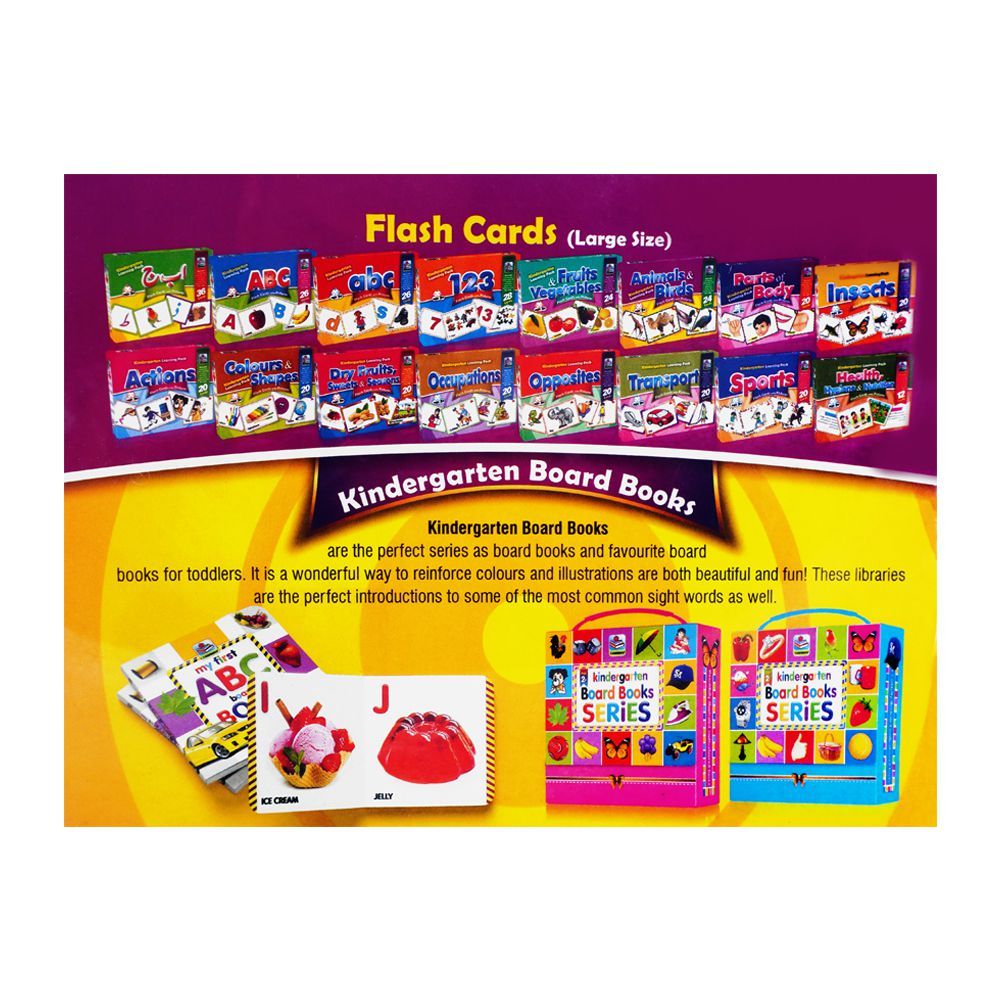 Jr. Learners Flash Card With Pictures Large Animals & Birds, For 3+ Years - HB INDUSTRIES - Educational Toys - 