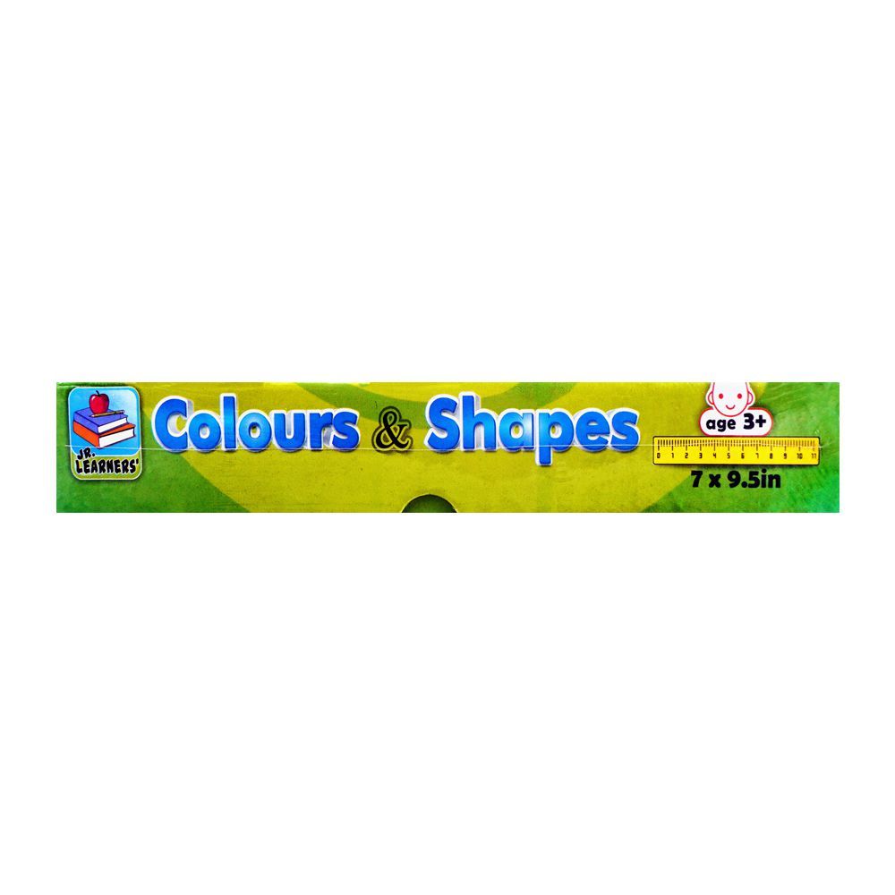 Jr. Learners Flash Card With Pictures Large Colours & Shapes, For 3+ Years - HB INDUSTRIES - Educational Toys - 