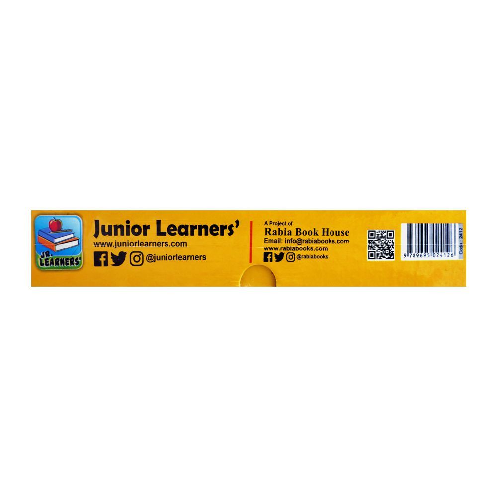 Jr. Learners Flash Card With Pictures Large Insects, For 3+ Years - HB INDUSTRIES - Educational Toys - 