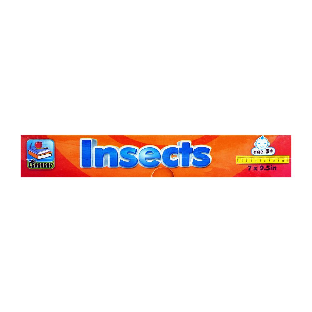 Jr. Learners Flash Card With Pictures Large Insects, For 3+ Years - HB INDUSTRIES - Educational Toys - 